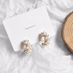 COPY - Pearl hoop earrings